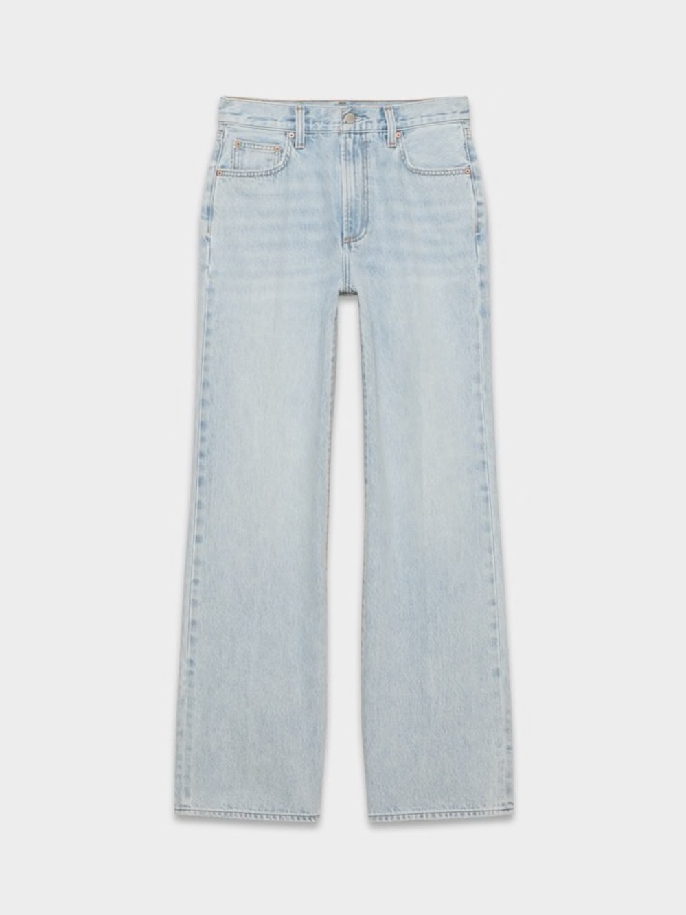 Denim Forum The Arlo Hi-Rise Straight Jean - 15 yrs of blue